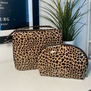 New Dennis Basso Cosmetic Case & Pouch Combo